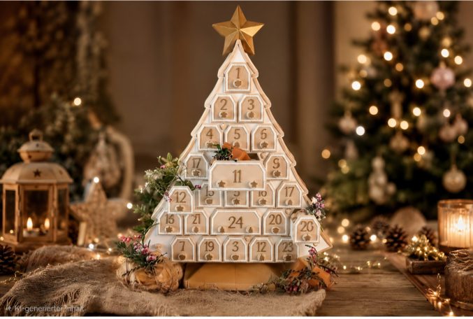Adventskalender Baum / Tannenbaum by Simsalabim Manufaktur