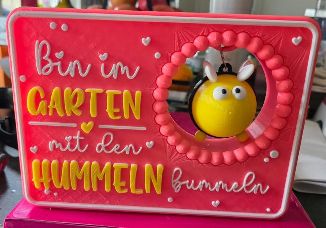 Gartenschild Horstie