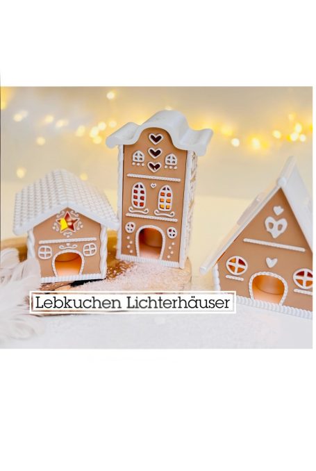 Lebkuchen Lichterhäuser by Simsalabim Manufaktur